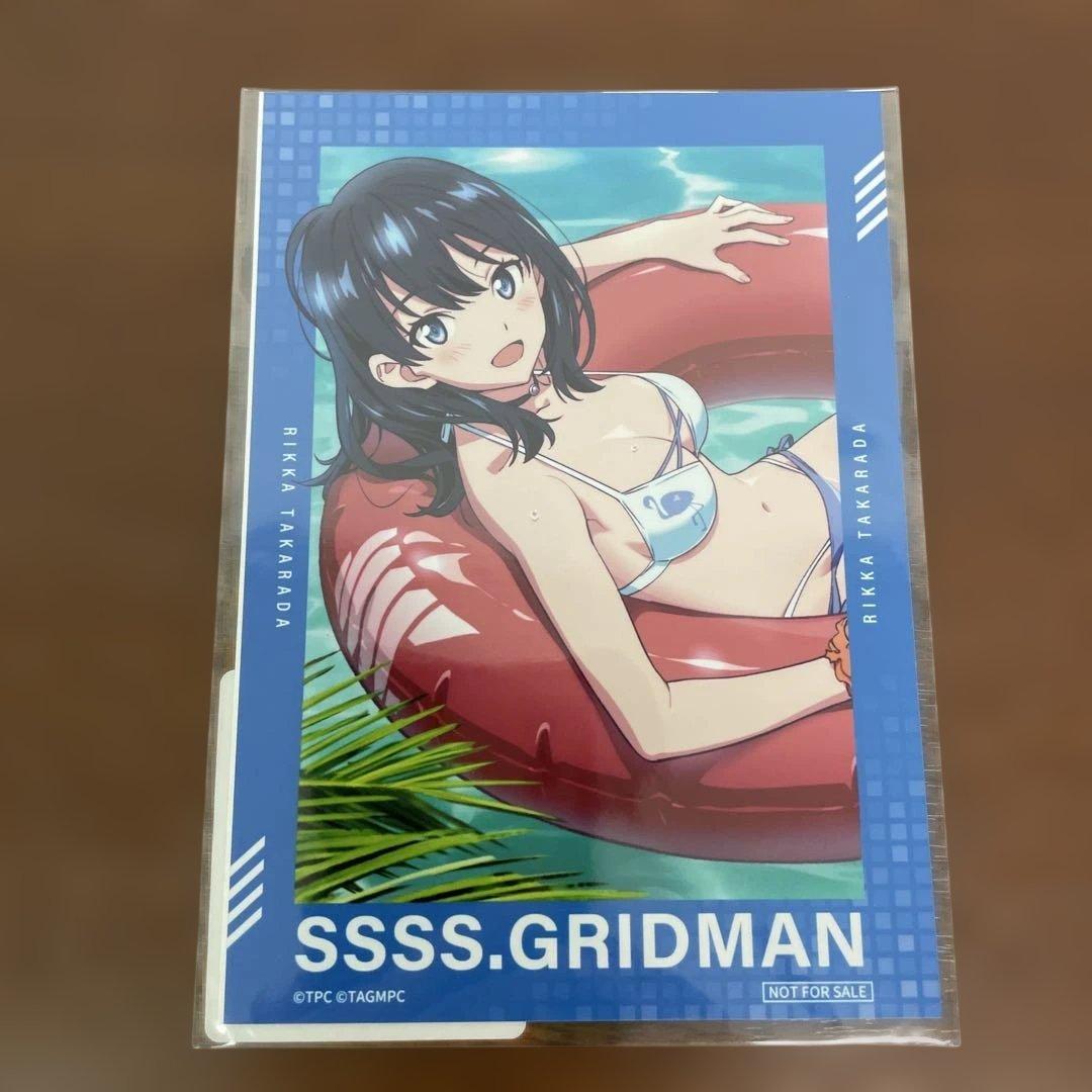 ❶SSSS.GRIDMAN 水着 スクラッチ ミニ色紙 ブロマイド 12点セット