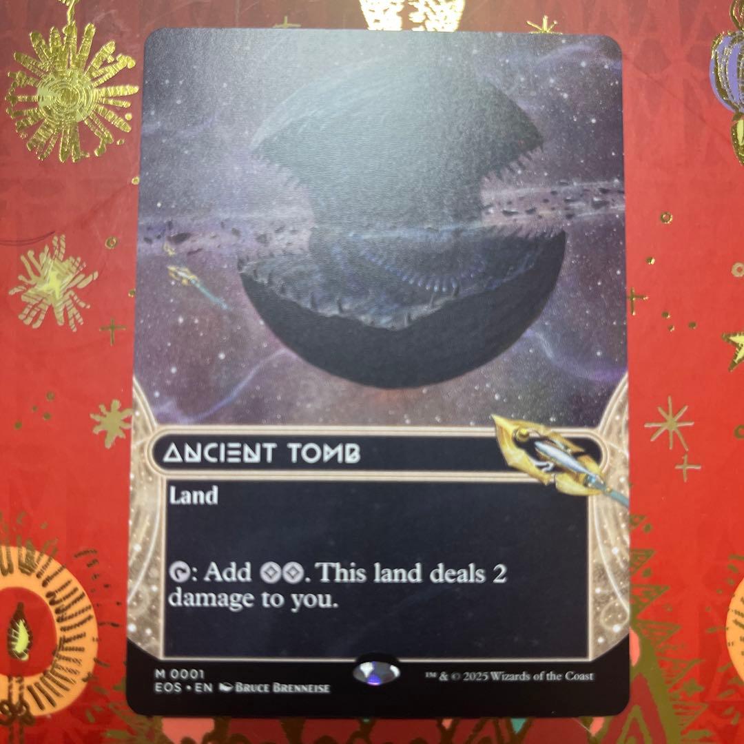 mtg 古の墳墓　eos 英語　星景 ギャラクシーFOIL】【英】古えの墳墓/Ancient Tomb[No.091][土地MR