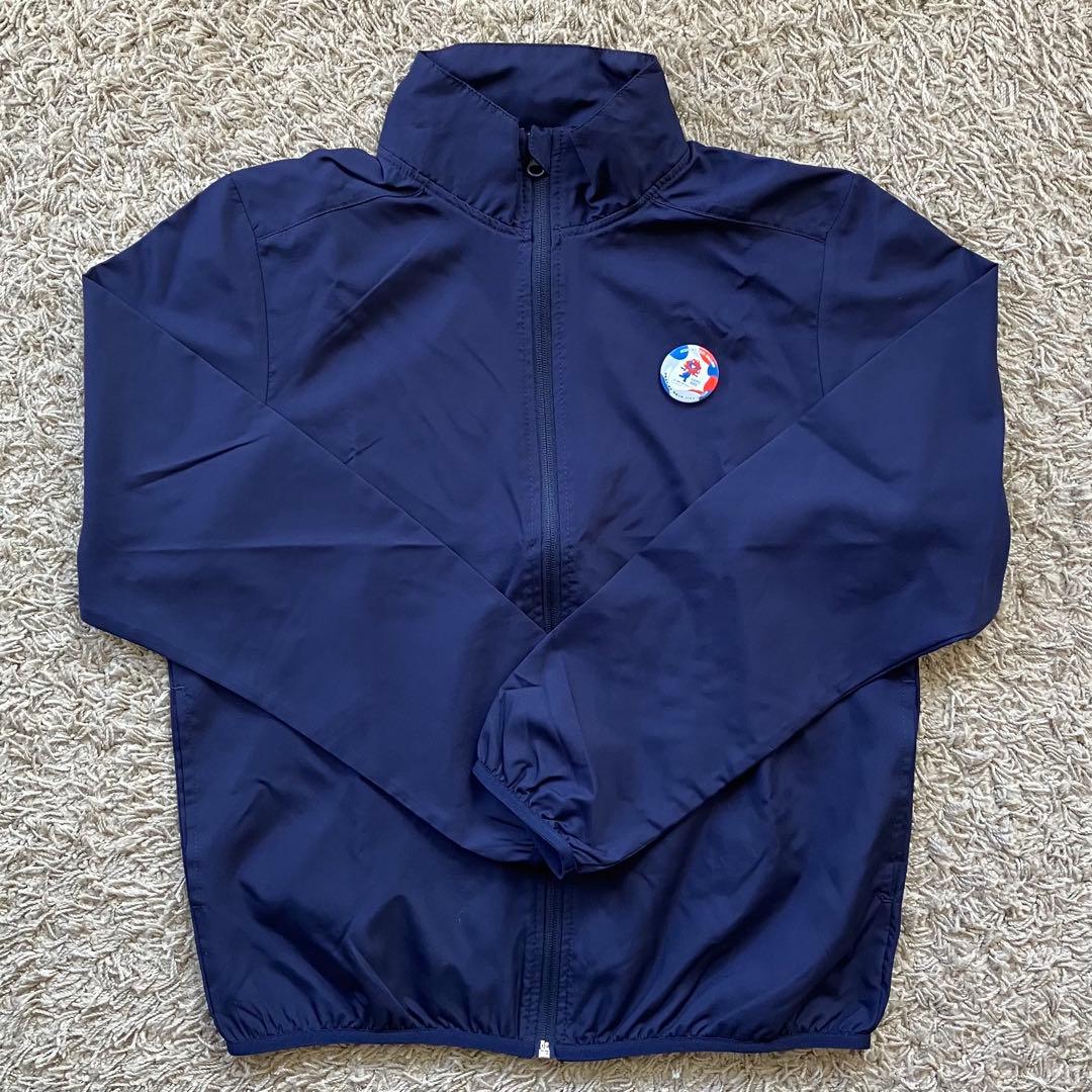 大阪・関西万博　ミャクミャク　イベントブルゾン　非売品　缶バッジ付き　Sサイズ