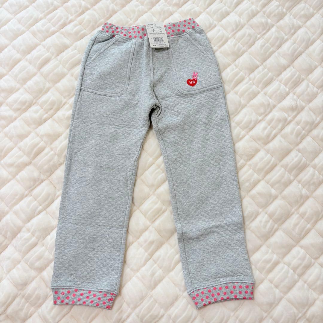 新品 120 ミキハウス ホットビスケッツ 女の子 セット トレーナー ズボン