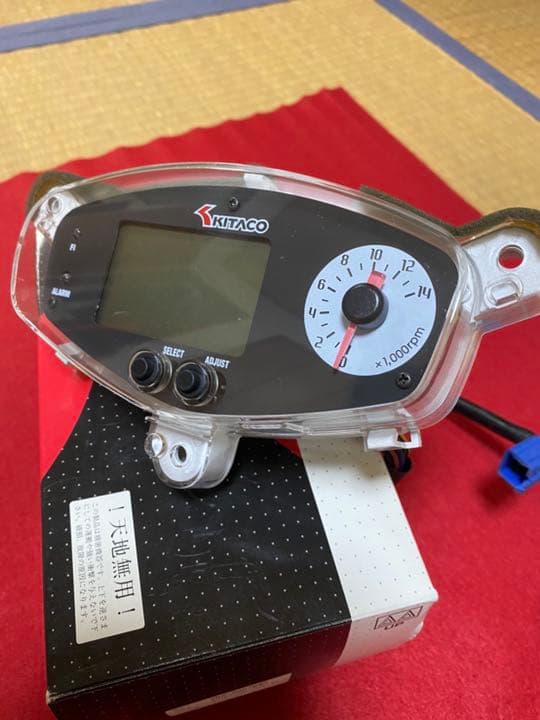 KITACO アドレスV125G デジタルスピードメーター オドメーター V125