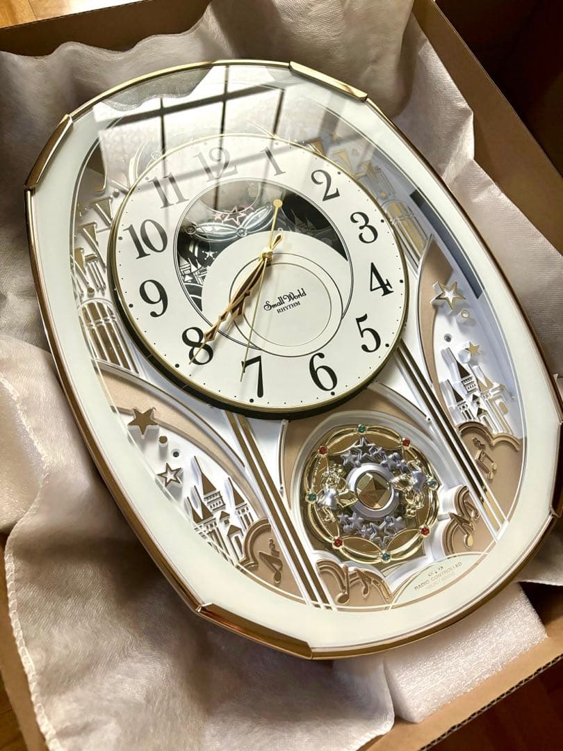 電波時計 掛時計 からくり 4MN551RH スモールワールド　リズム