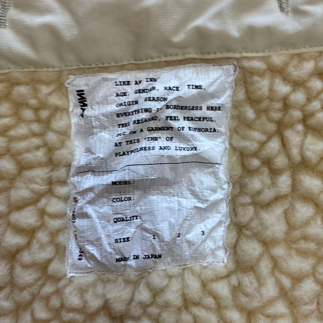 innat ボアジャケット　シャツ二点セット