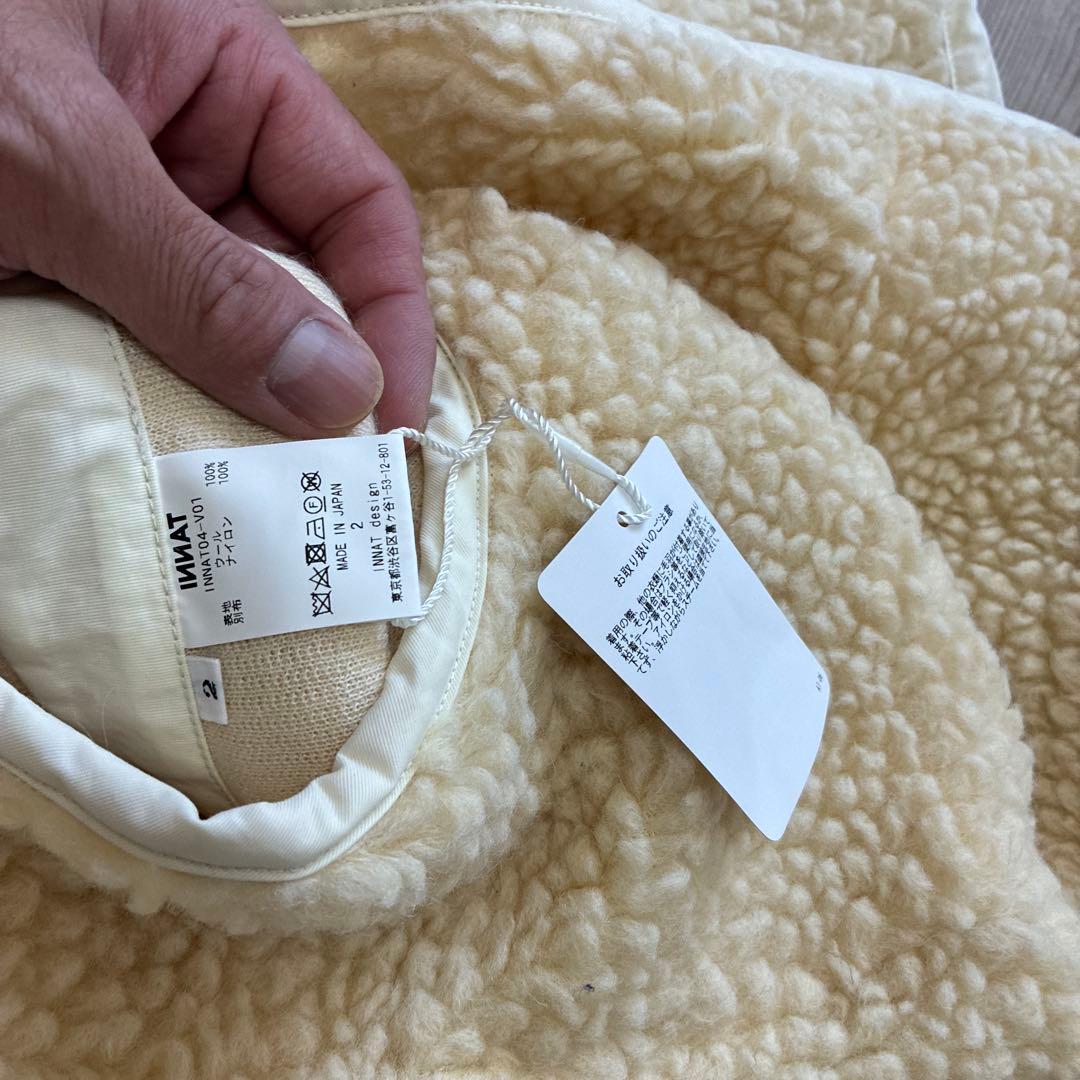 innat ボアジャケット　シャツ二点セット