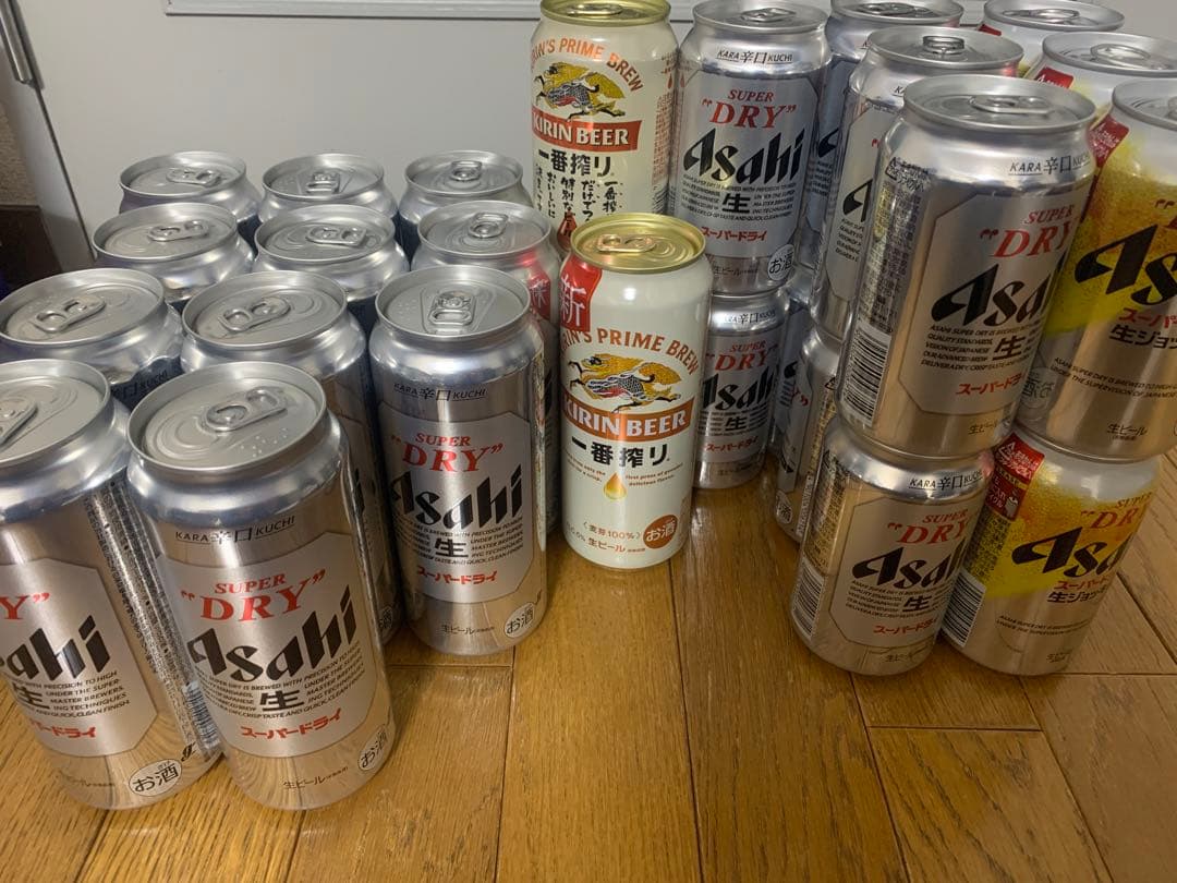 アサヒビール キリンビール 340ml×12 350ml×30 500ml×2 Amazon.co.jp