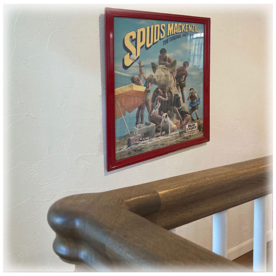 Rare80s Spuds Mackenzie BUDLIGHTフレームパネル - メルカリ