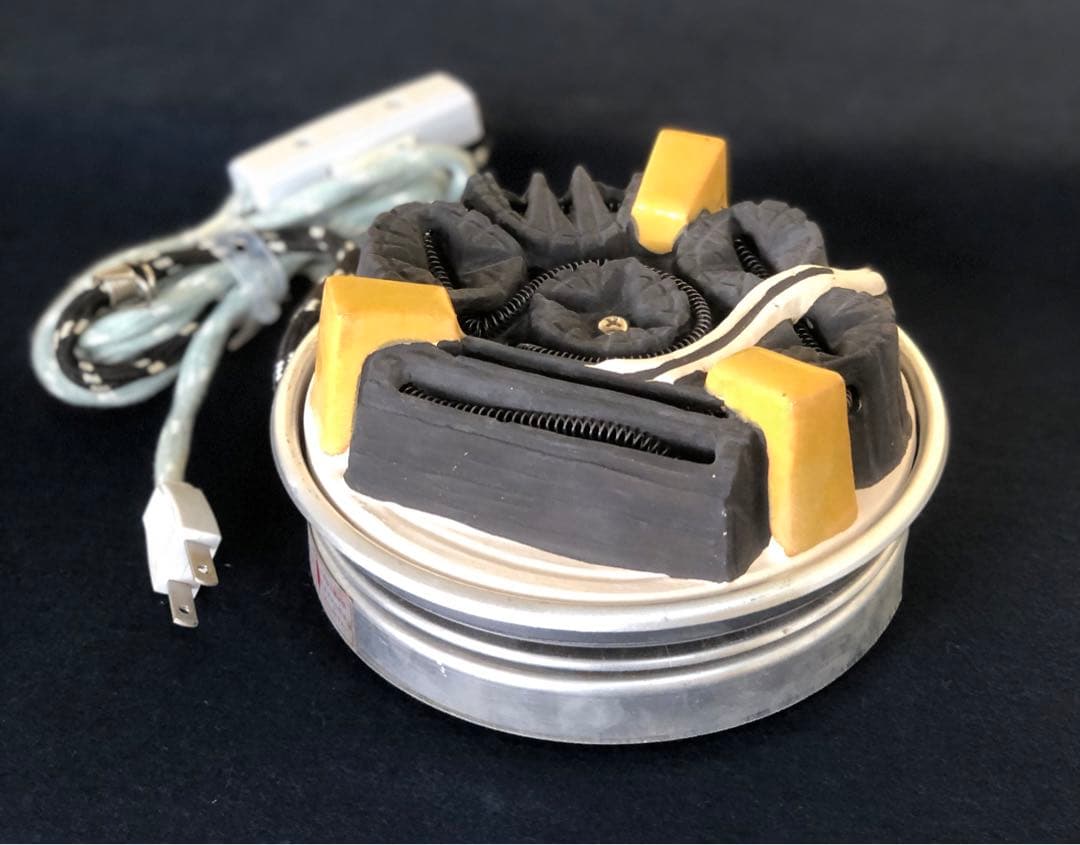 《R》茶道具 野々田商店 炭型電熱器 B 元箱　1f