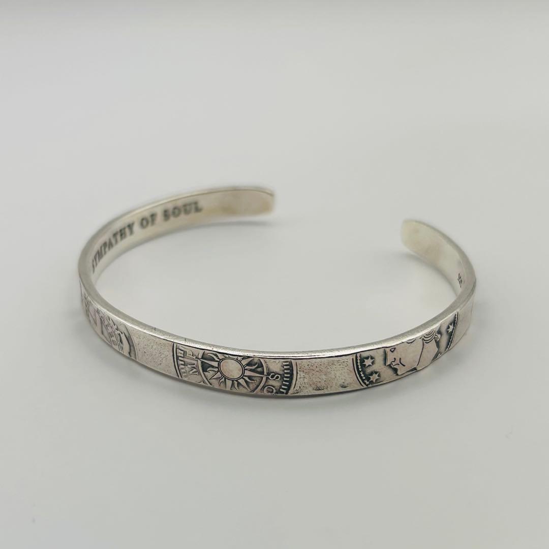 【激レア】シンパシーオブソウル バングル B.C. Coin Stamp 925