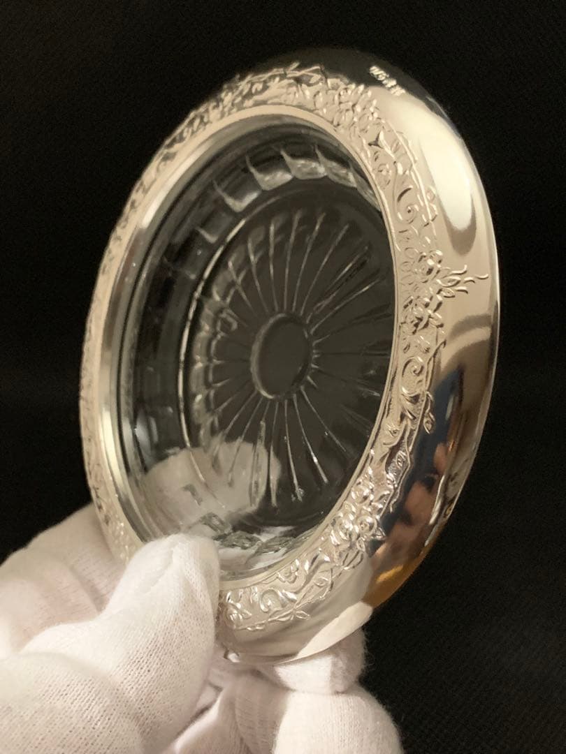 銀製 シルバー silver970 コースター 豆皿 ナッツ皿 おつまみ皿 1つ