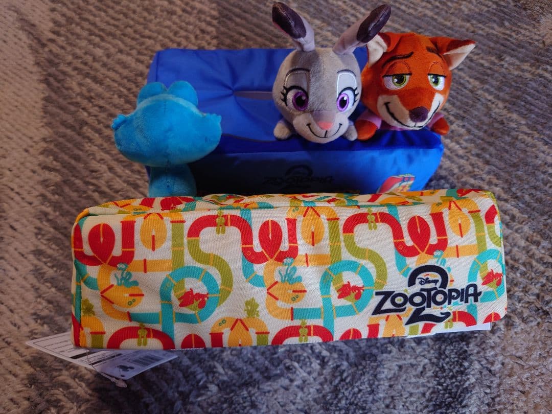 ズートピア2 プライズ ぬいぐるみ、カバン、ケース ニック・ジュディ・ゲイリー
