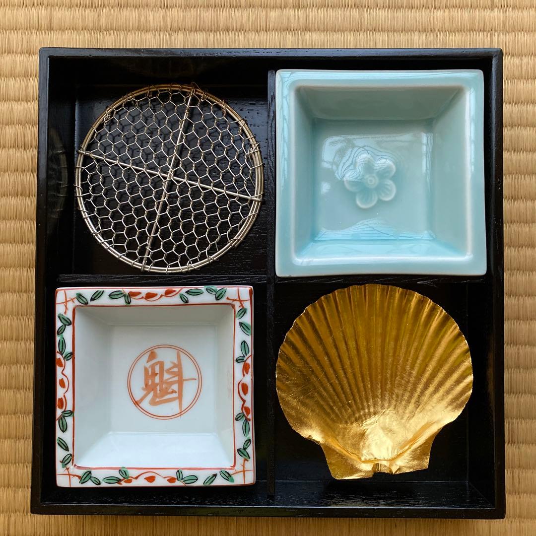 茶道具 松花堂弁当 楽天市場】日本製 栓 松花堂弁当箱 蓋付き 四 松花