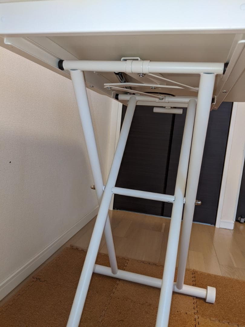 Yumcute 昇降テーブル 幅90 奥行60 高さ11-75cm