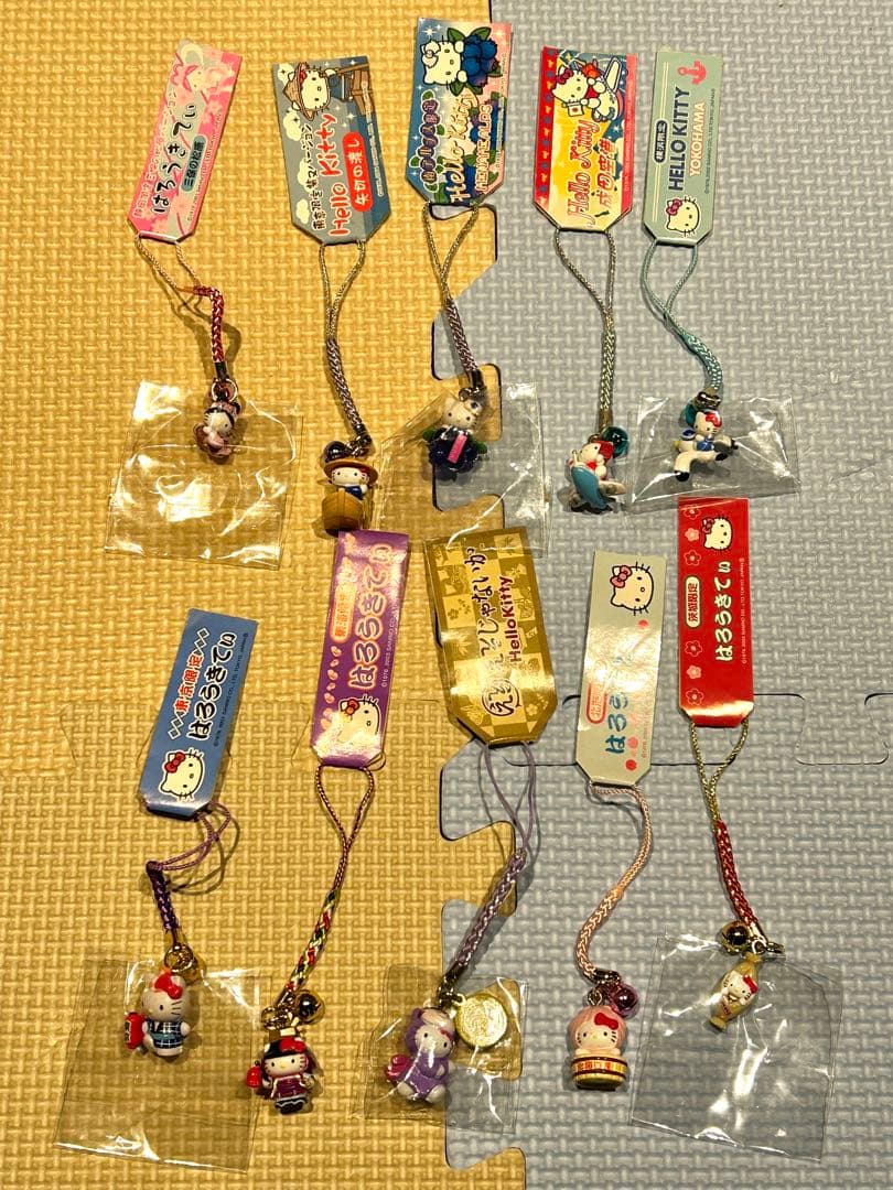 レア　ご当地キティ　サンリオ　根付け　ストラップ　100点