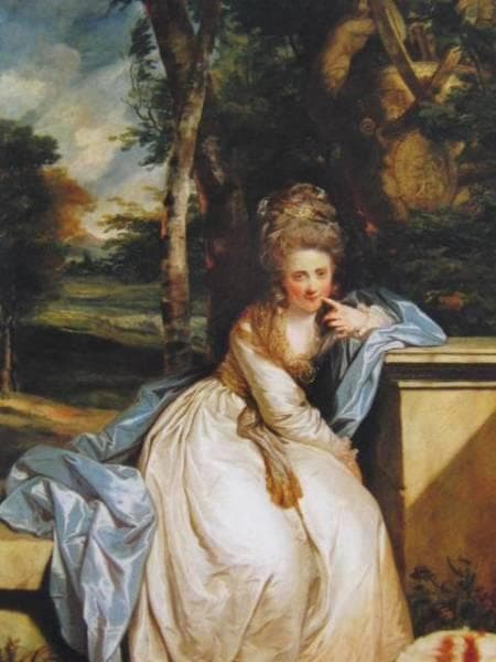 サー・ジョシュア・レノルズ、モンクトン嬢閣下、希少な画集より、高級新品額・額装付