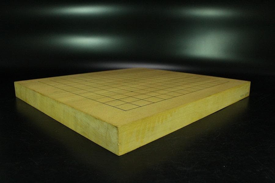 碁盤 美品 無垢材 漆線 36.5cmx33cm 厚み3cm(K-XA769)