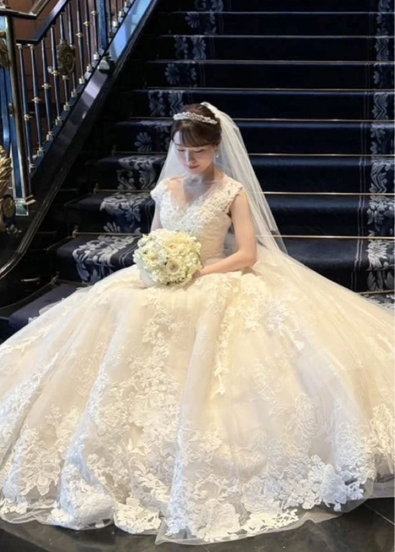 新品未使用【ANNAN WEDDING】横幅広め ティアラ T50