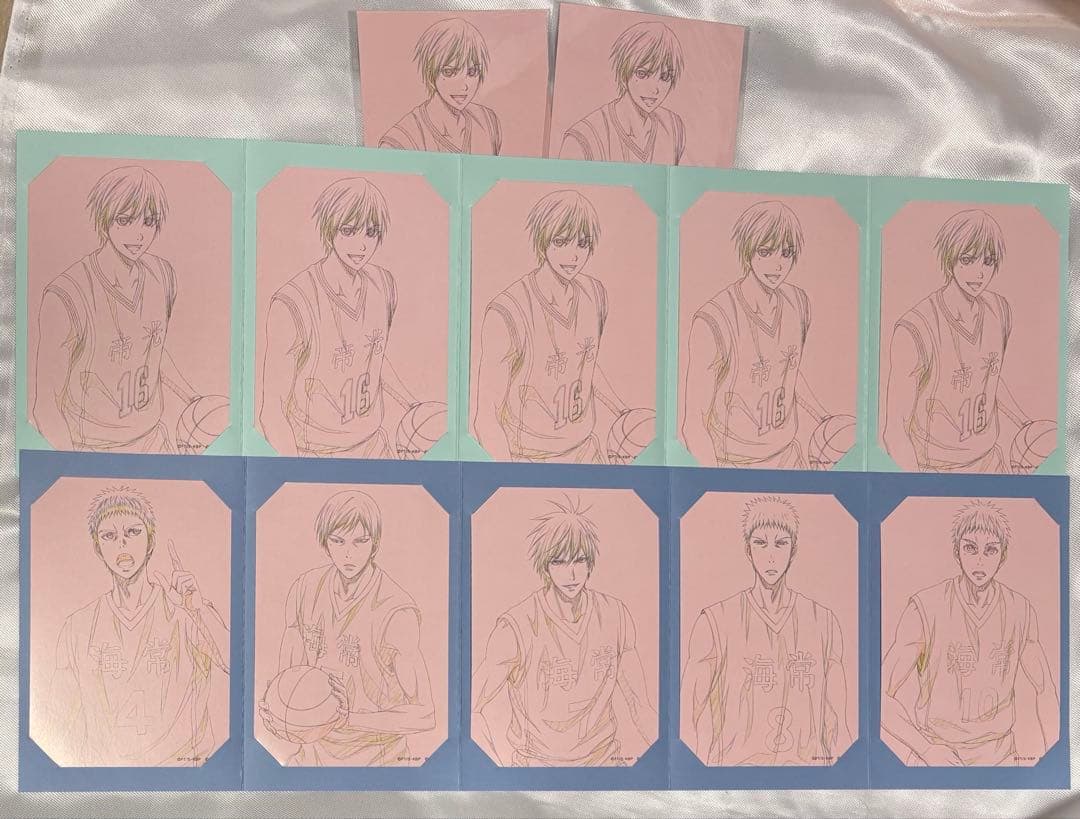 黒子のバスケ　黄瀬涼太　缶バッジ　トランプ