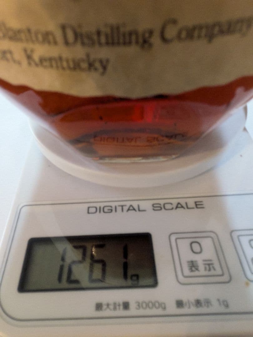 未開栓】古酒ブラントン 750mlシングルバーボン46.5度1261グラム