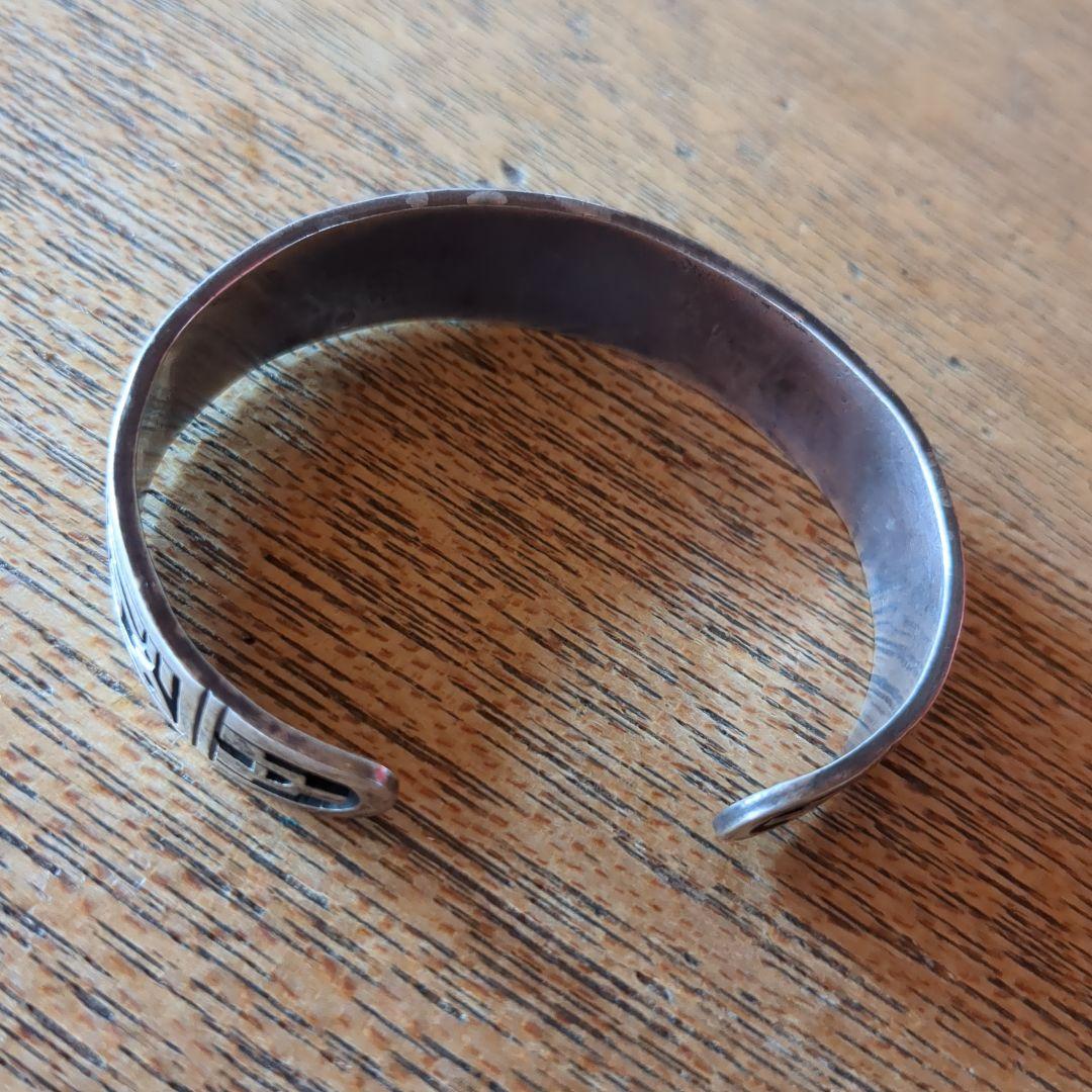 ホピ族 JasonTakala ジェイソンタカラ 14K シルバーバングル