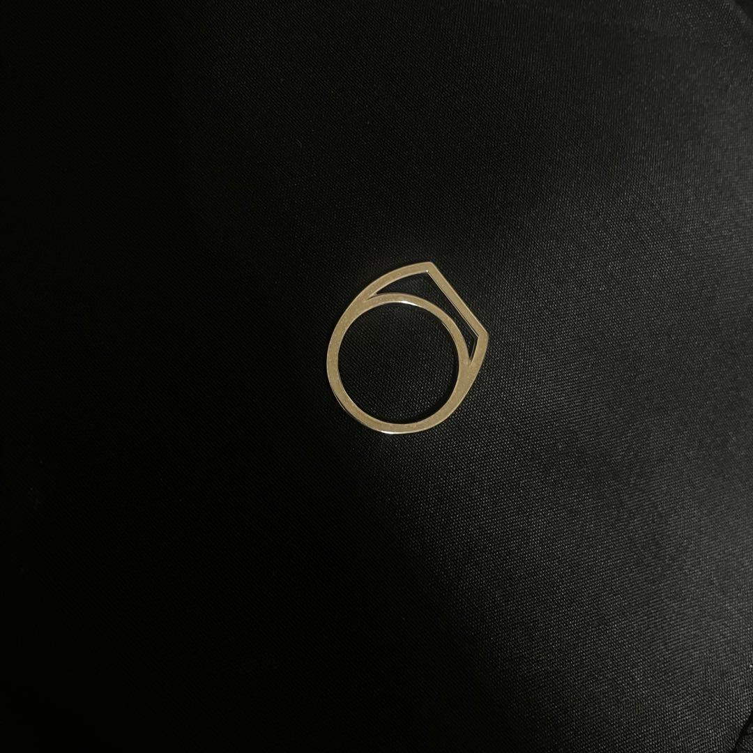 【3点】SLIDE.SLANT.ROUND 2D LAYER RING 11号