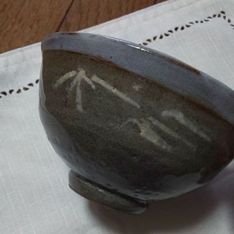 抹茶茶碗 佐久間藤太郎 益子焼 共箱あり 抹茶茶碗 佐久間藤太郎 益子焼 共