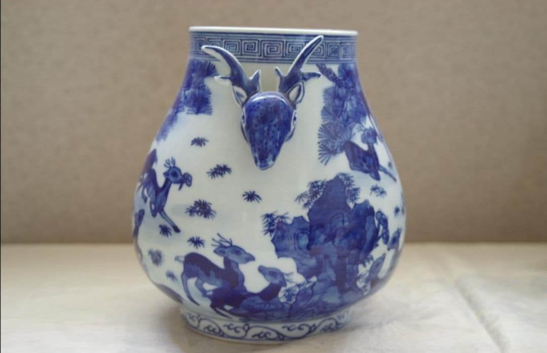 値下げ※中国骨董品 清代 ※期間限定※ 壺 在銘：大清