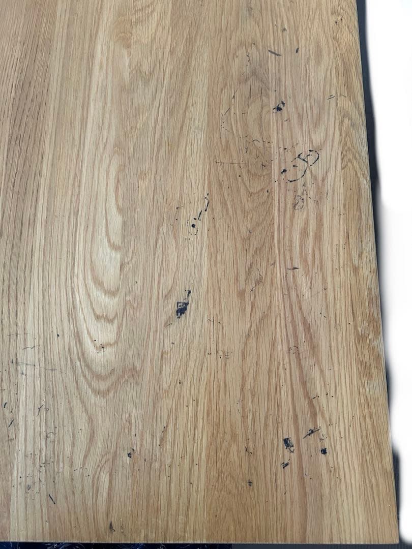 【廃盤品】無印良品 無垢材テーブル・オーク材・80×80×72cm