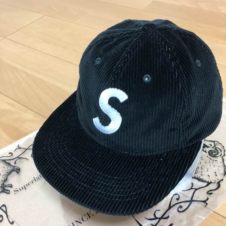 シュプリーム sロゴ キャップ SUPREME Sロゴ キャップ 黒 Supreme
