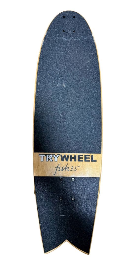 美品✨ TRYWHEEL FISH 35\" トライウィール 3輪スケートボード