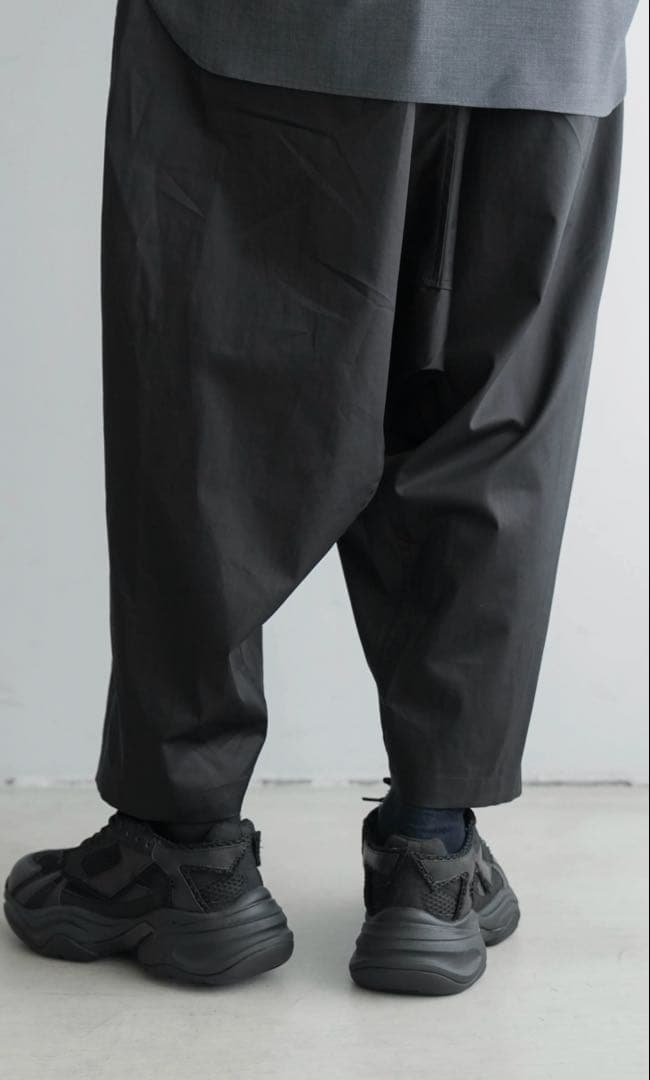 新品未使用】CTHY ワイドサルエルアンクルパンツ ブラック サイズ3 メンズ