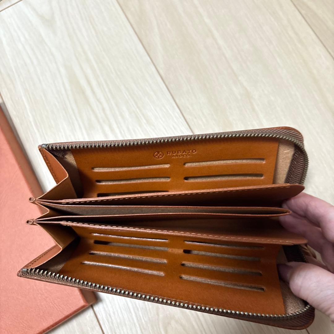 RUBATO レザー長財布 ブラウン