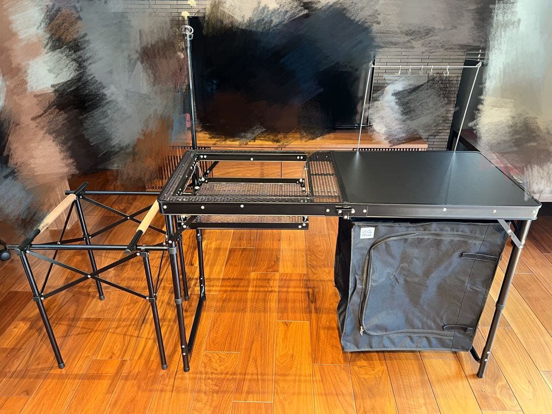 未使用に近い】8tailアウトドアキッチンテーブル コスパ最強キッチン