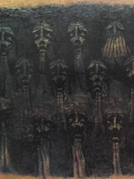 香月泰男、涅槃Nirvana、希少画集画、新品額装付