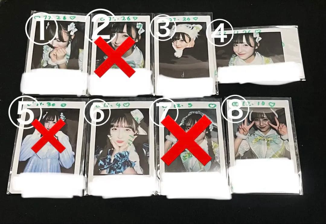 iLiFE 若葉のあ サインあり コメありチェキ まとめ売り - メルカリ