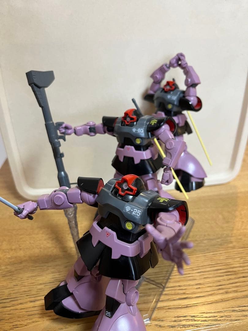 HGUC 1/144 MS-09 ドム 黒い三連星トリプルドムセット - メルカリ