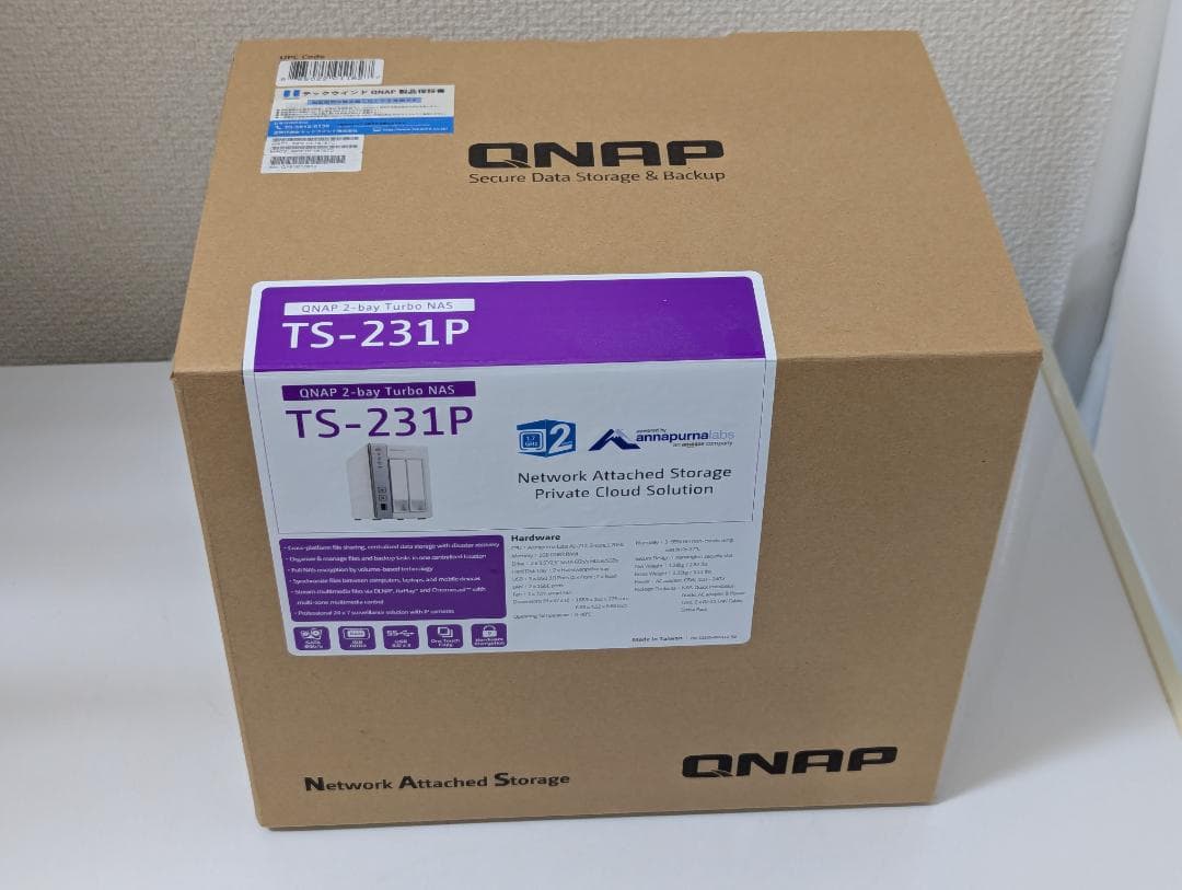 QNAP TS-231P + HDD 6TB 2台 - メルカリ