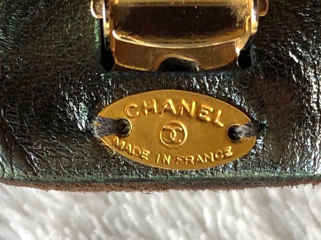 CHANEL シャネル バレッタ② COCO ブラウン