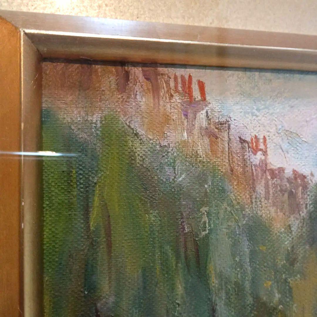 絵画 油彩 Shindo Mori サンマルタン運河 F3 森真道 S - メルカリ