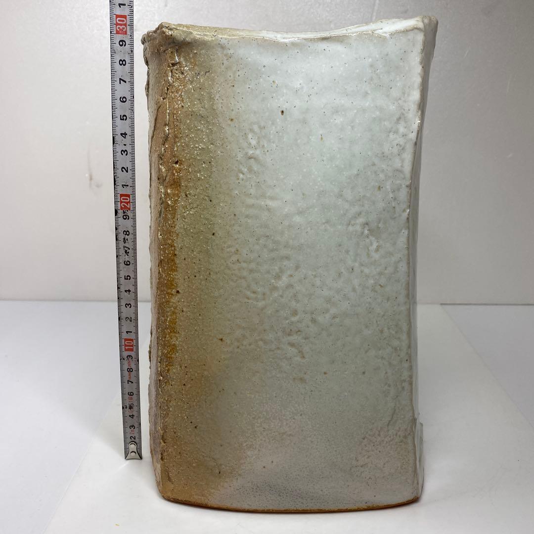 専用美品 十五代 坂倉新兵衛 百合の絵萩灰被花器共