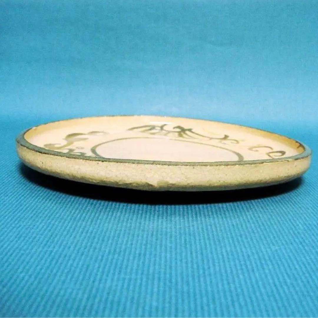 412『瀬戸 花唐草文 皿』 /骨董品 古美術 古玩 アンティーク