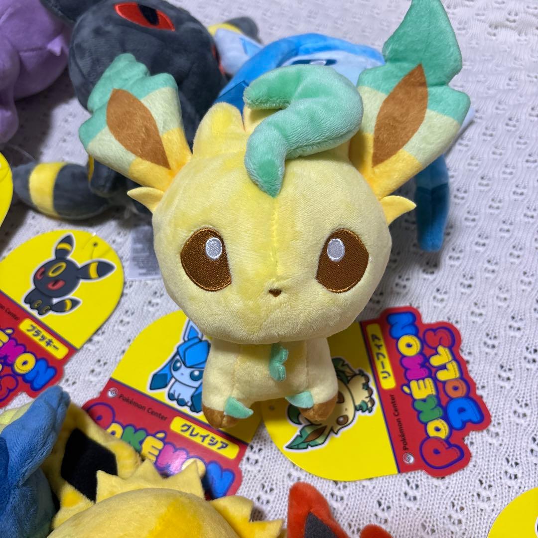 厳選】ポケモンドールズ ぬいぐるみ ブイズ 全種 コンプリート-公式