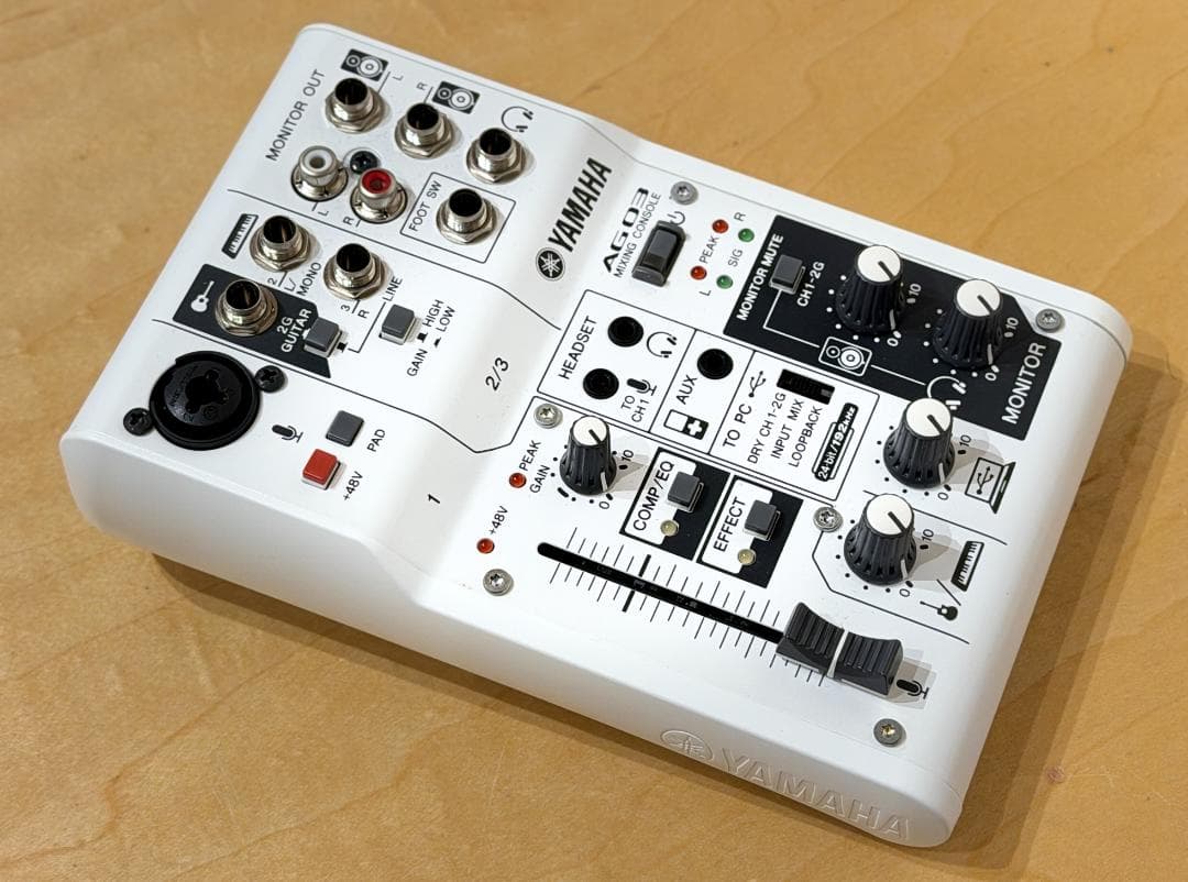 YAMAHA AG03 ミキシングコンソール - メルカリ