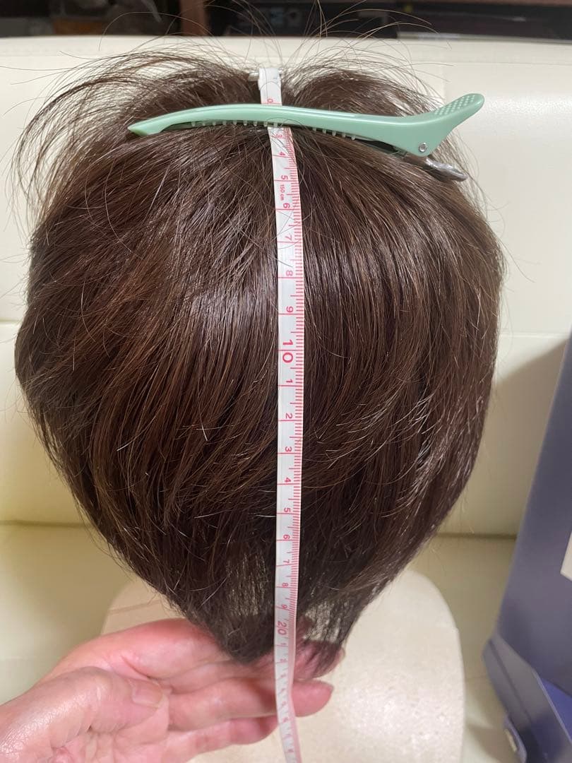 アデランス フォンテーヌ バランプレミアム 栗色 ハーフウィッグ 未使用に近い