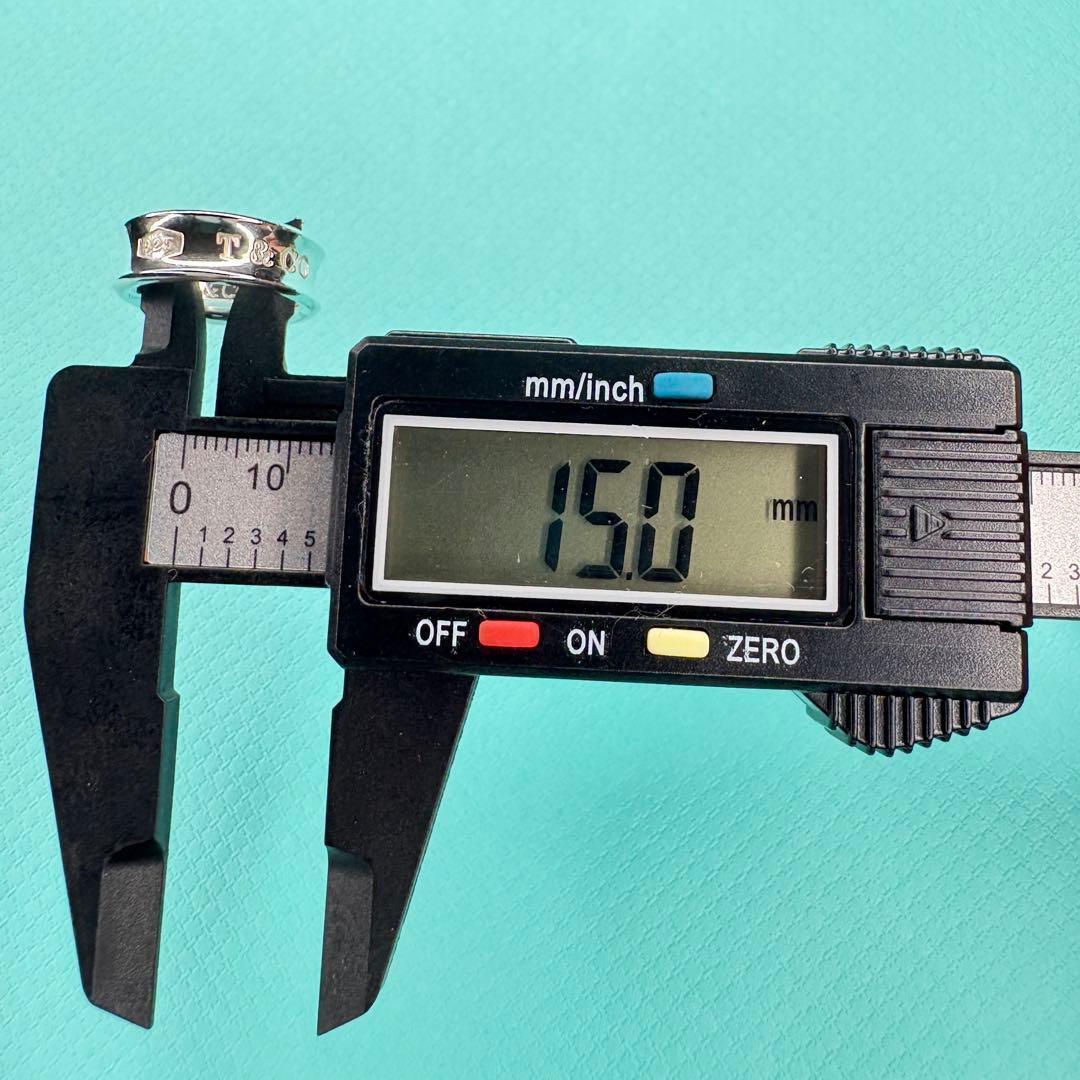 【美品】約8号 ティファニー Tiffany ナロー 1837 リングSV925