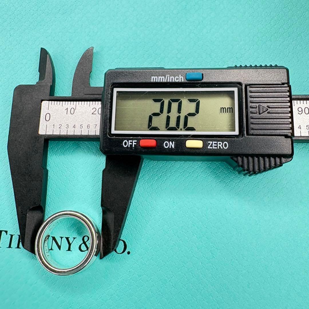 【美品】約8号 ティファニー Tiffany ナロー 1837 リングSV925