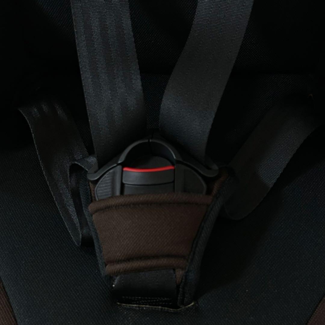 日本育児 トラベルベスト EC Fix ブラウン ジュニアシート