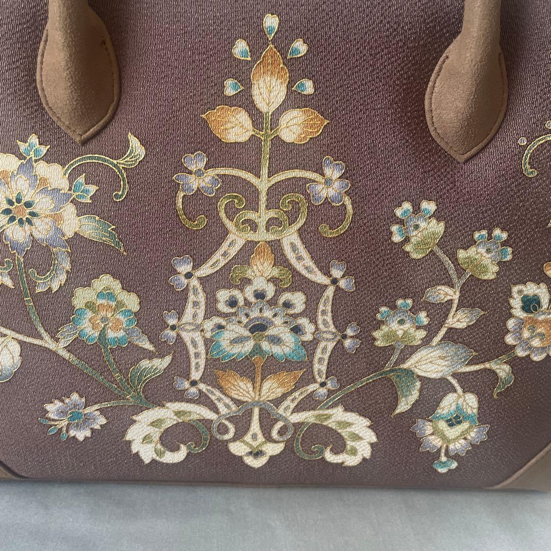 サ*マ様 未使用　和装　ハンドバッグ　花柄　自立