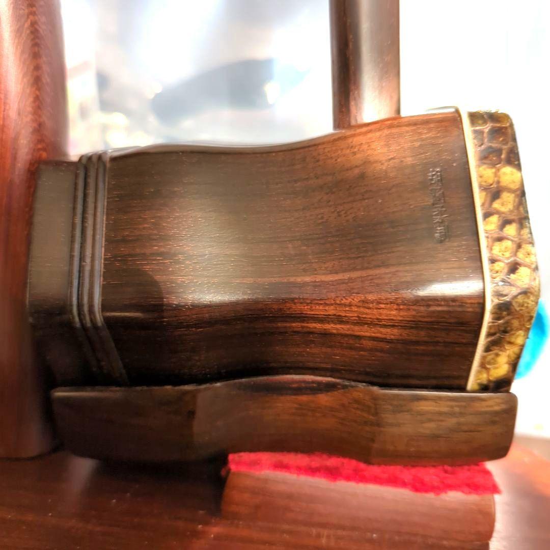 胡涵柔製作 明清老紅木 未使用 回紋頭二胡6