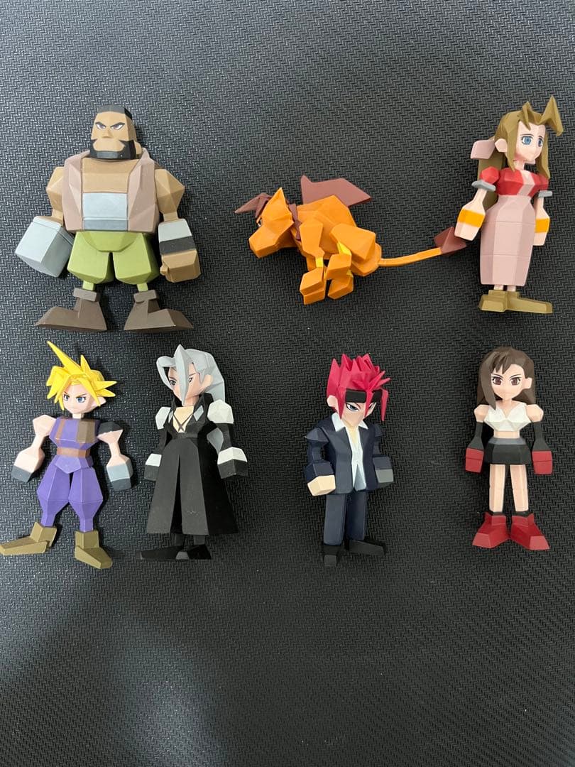 FF7 一番くじG賞 ミニフィギュア 7個セット セミコンプリート