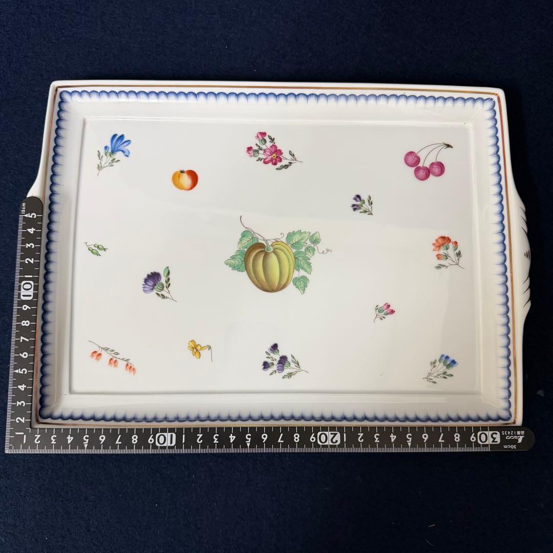 リチャード ジノリ イタリアンフルーツ スクエア トレイ 大皿